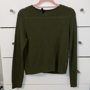 H&M (Divided), dark green sweater, size XS